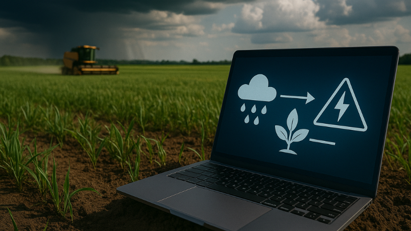 Segundo Aldo Vendramin, o clima impacta o campo de forma decisiva e exige métodos de monitoramento contínuo.